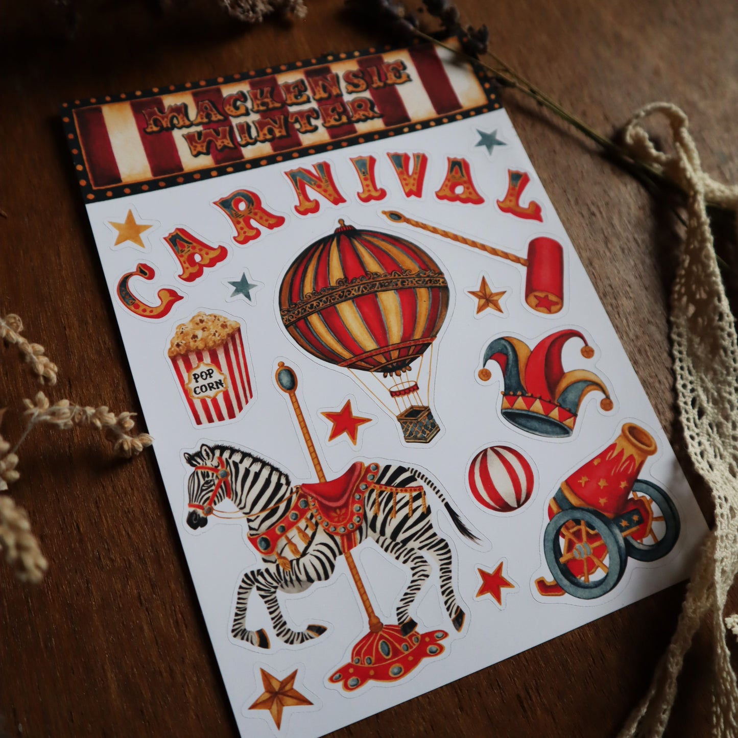 Carnival Sticker Sheet